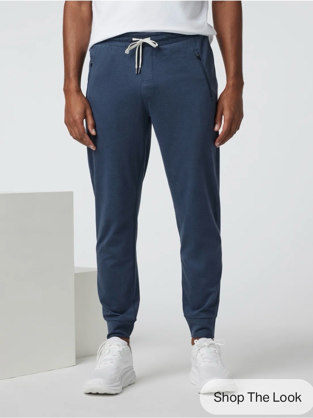 Vuori Men's Navy Drawstring Joggers Ponto Jogger